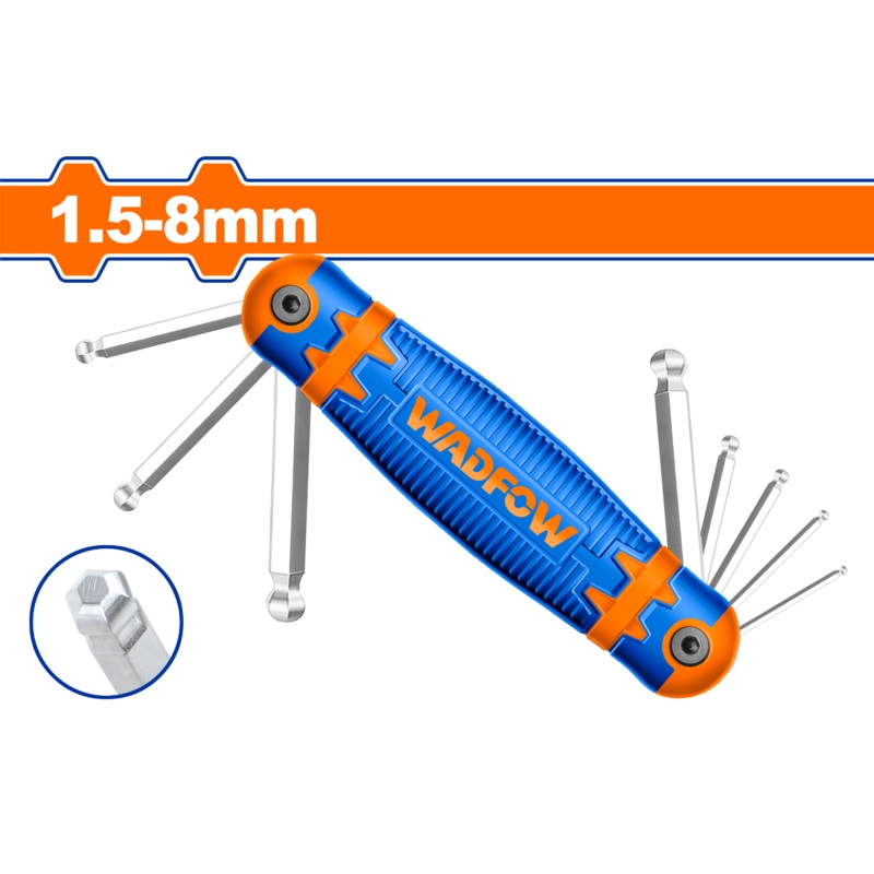WADFOW 8pcs Ball Torx key8 pieces - WHK2281