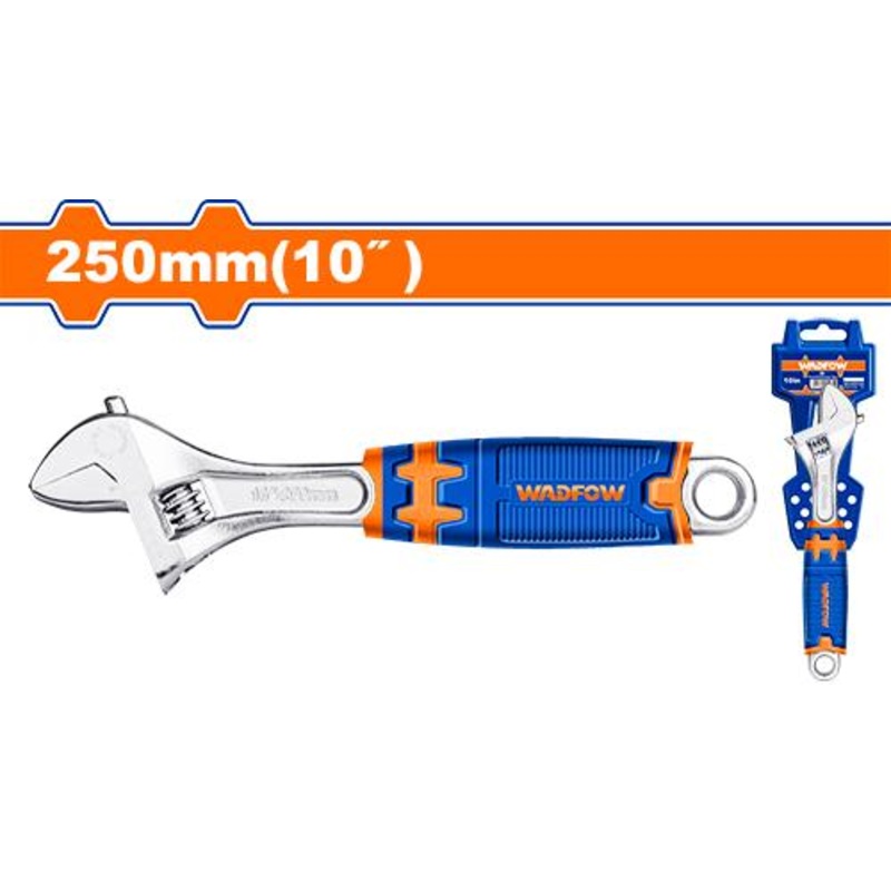 WADFOW Adjustable wrench (10")250mm - WAW2210