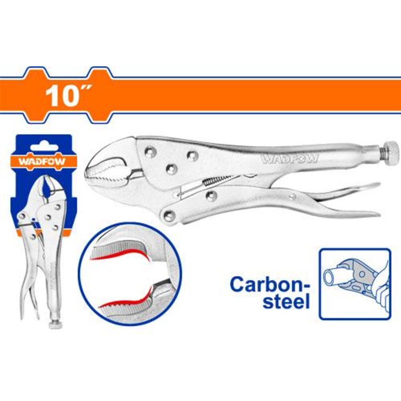 WADFOW Curved jaw locking plier"10"INCH - WLP1C10