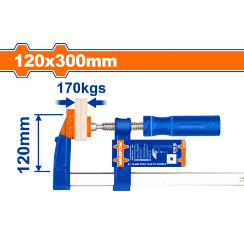 WADFOW F clamp 120x300 mm - WCP2121
