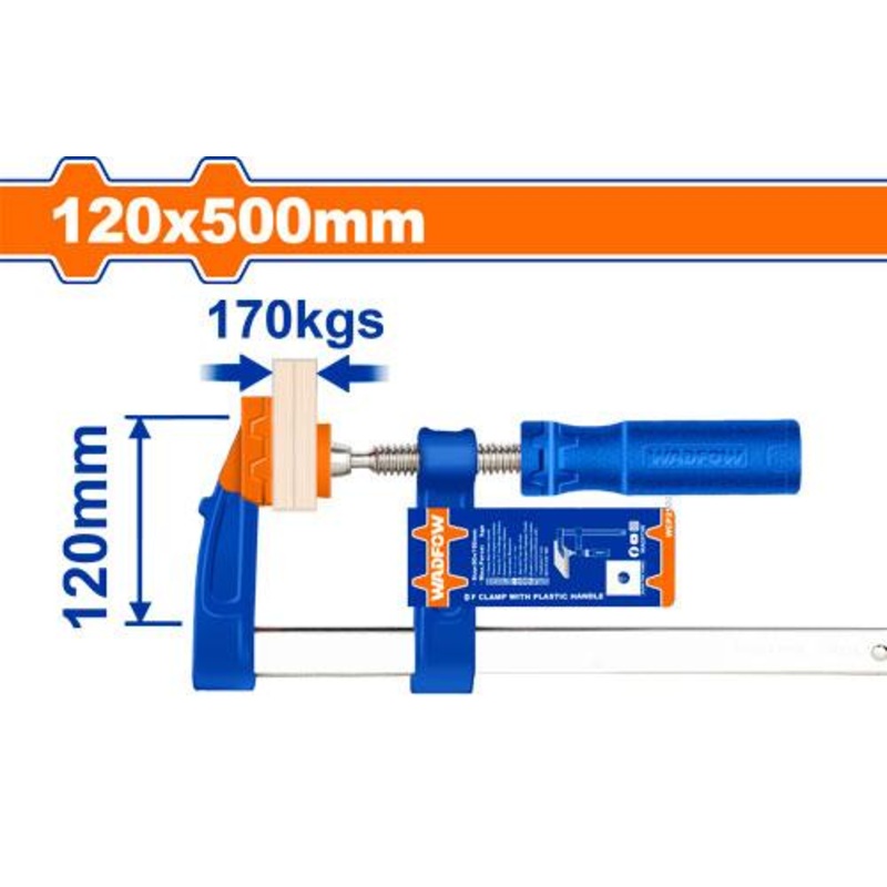 WADFOW F clamp 120x500 mm - WCP2121