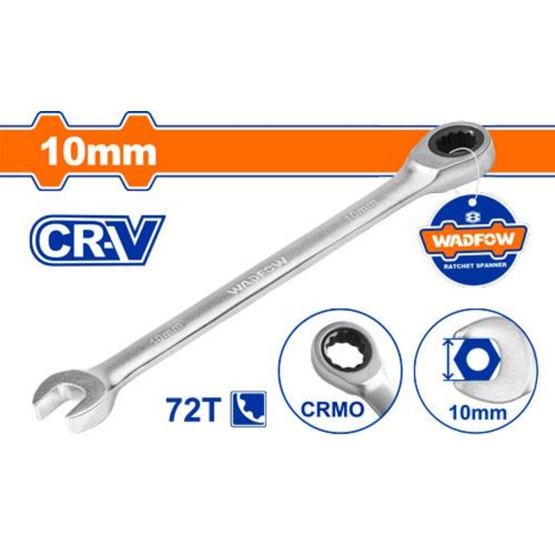 WADFOW Ratchet spanner 10 MM - WSA5110