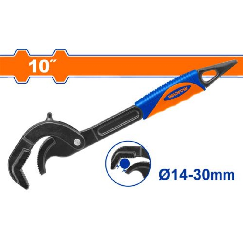 WADFOW Ratcheting pipe wrench"10"insh - WPW7110