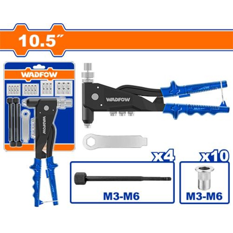 WADFOW Rivet nut gun kit6-3 mm - WHR5710