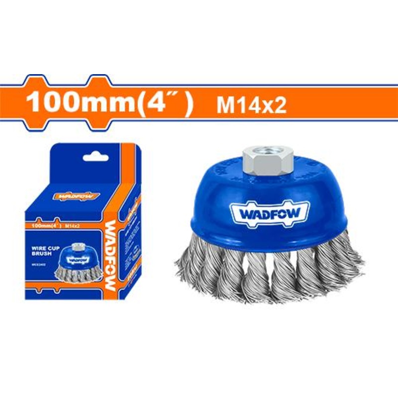 Wadfow Wire Cup Twist Brush  -(4")inch -WCE2402