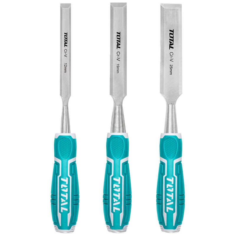 TOTAL TOOLS 3 Pcs wood chisel set THT41K0302