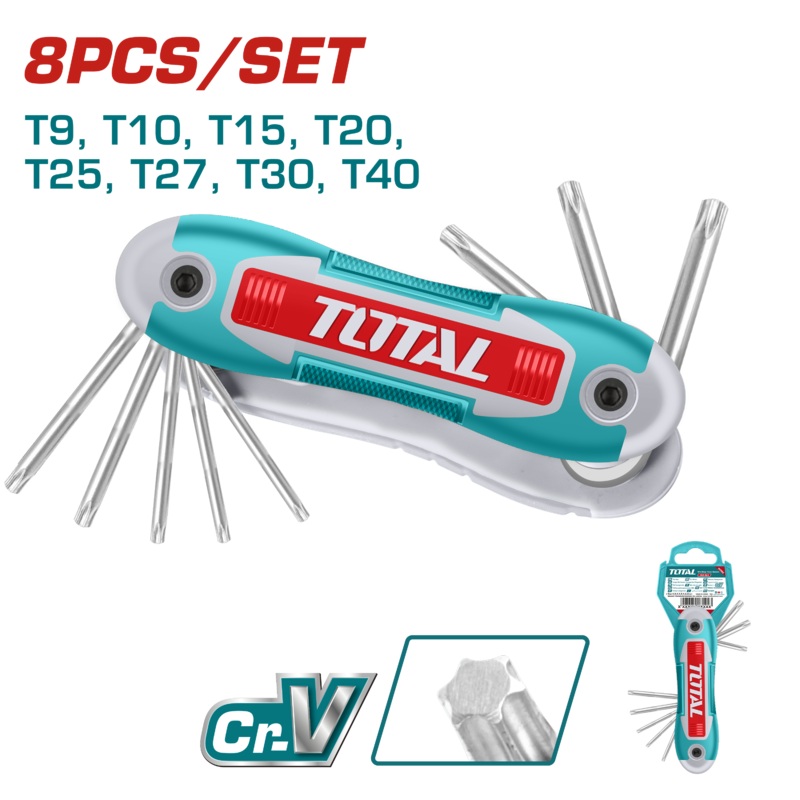 TOTAL TOOLS 8pcs Torx key  THT1061846