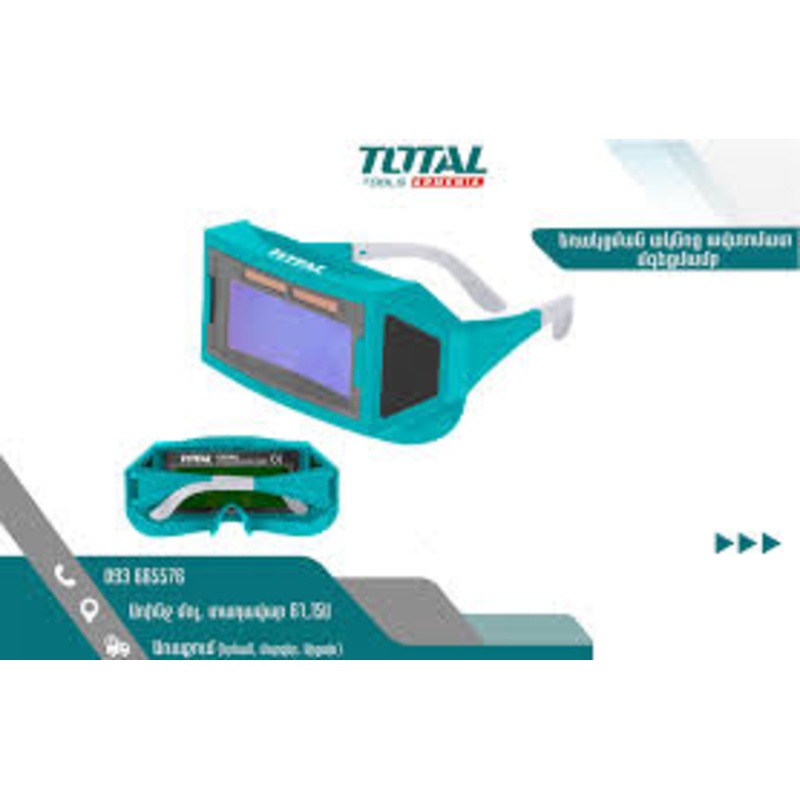 TOTAL TOOLS Auto-Darkening Welding Glasses -TSP9405