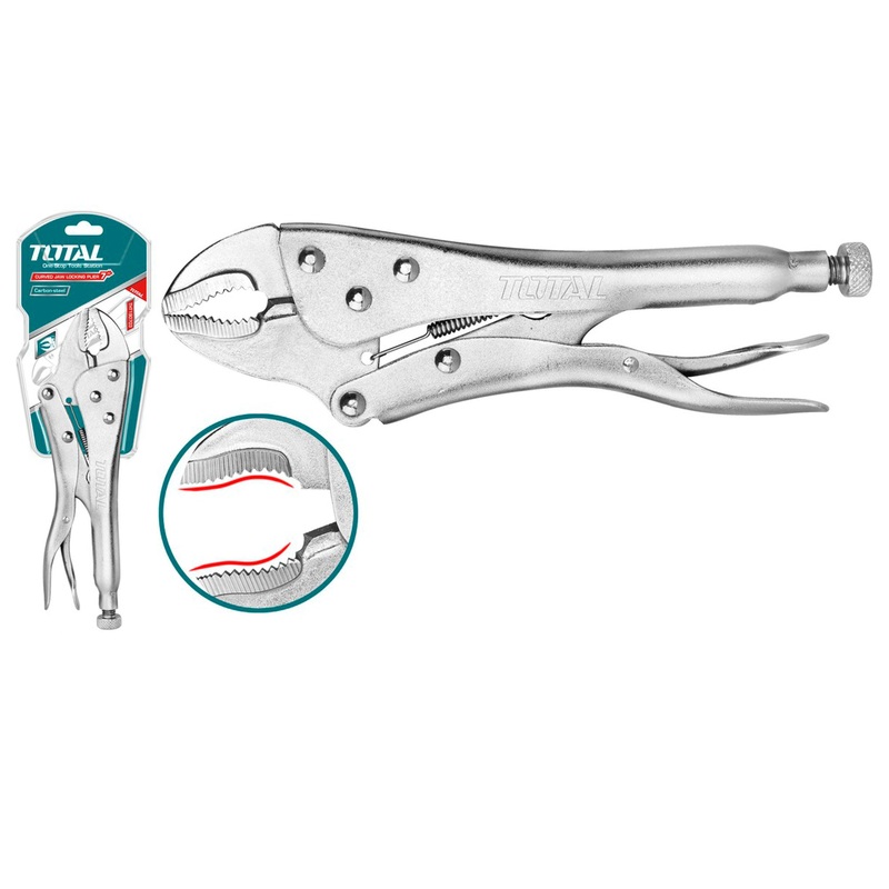 TOTAL TOOLS Curved jaw locking plier 7"inch -  THT190703