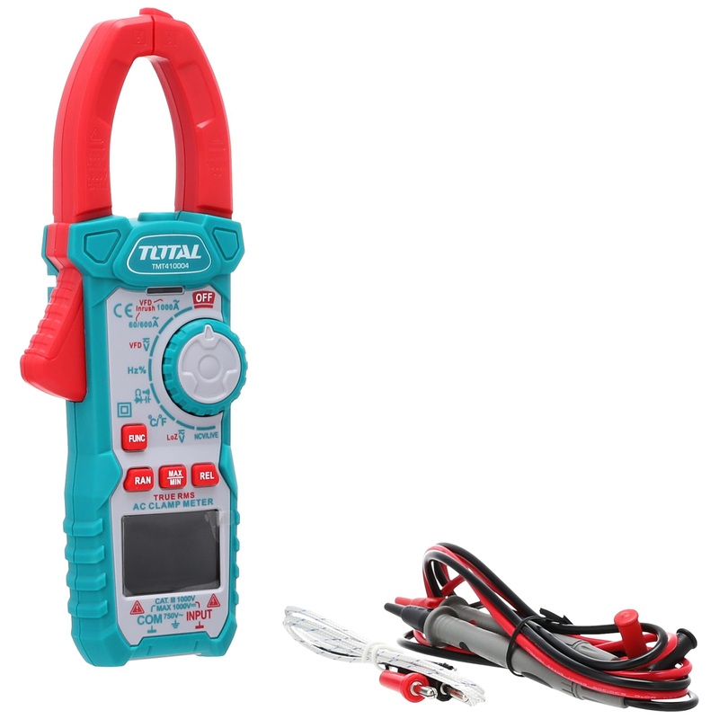 TOTAL TOOLS Digital AC Clamp Meter / AC & AD 60mV-600V-TMT410004