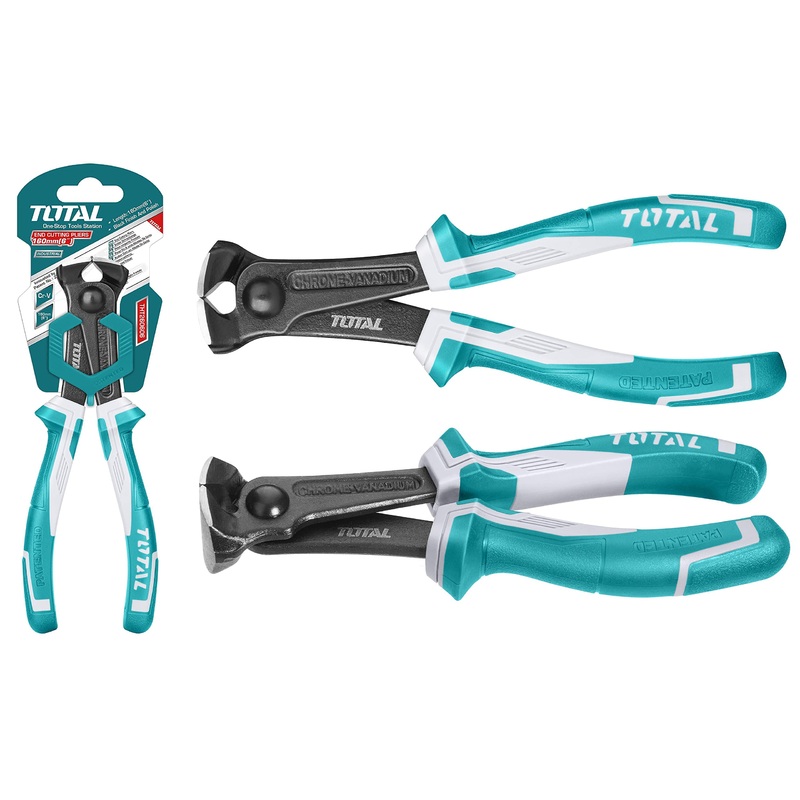 TOTAL TOOLS End cutting pliers 160mm(6")inch - THT260606