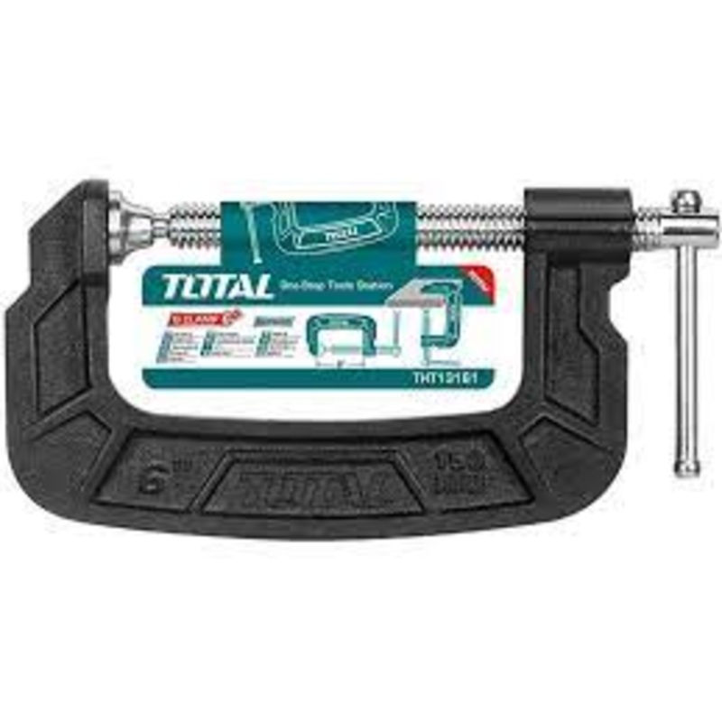 TOTAL TOOLS G clamp 150mm(6")inch-THT13161