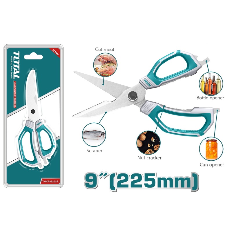 TOTAL TOOLS Kitchen scissors 225mm(9"inch) - THSCRS822251