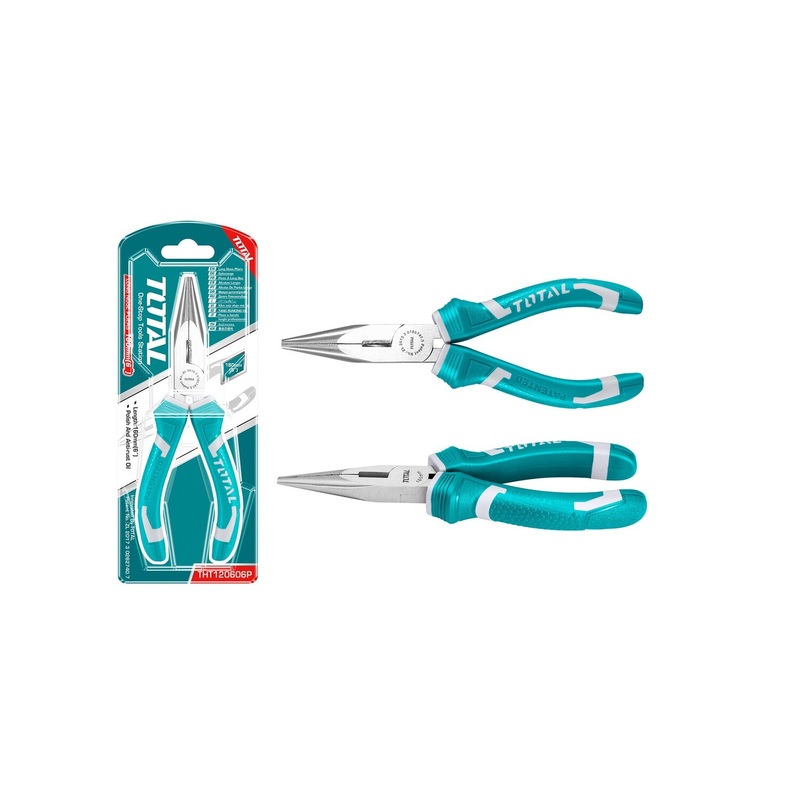 TOTAL TOOLS Long nose pliers 160mm(6")inch - THT120606P