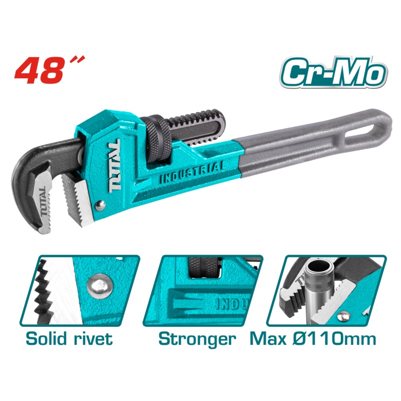 TOTAL TOOLS Pipe wrench 1200mm(48")inch -THT171486