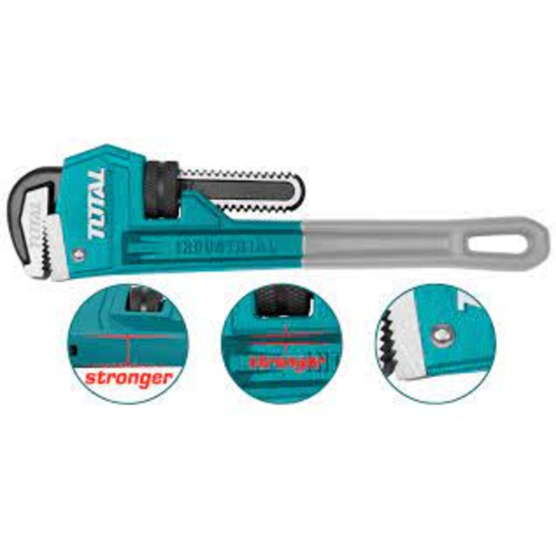 TOTAL TOOLS Pipe wrench 250mm(10") inch- THT171006