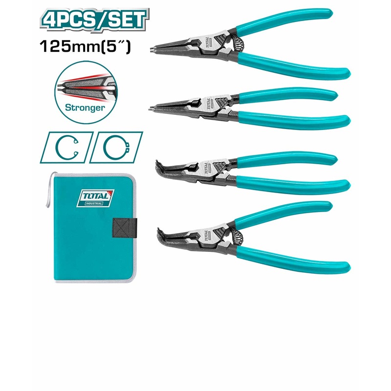 TOTAL TOOLS4 Pcs circlip pliers set-THTJ214041