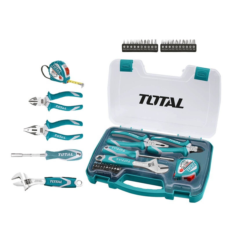 TOTAL TOOLS 25 Pcs hand tools set-THKTHP90256