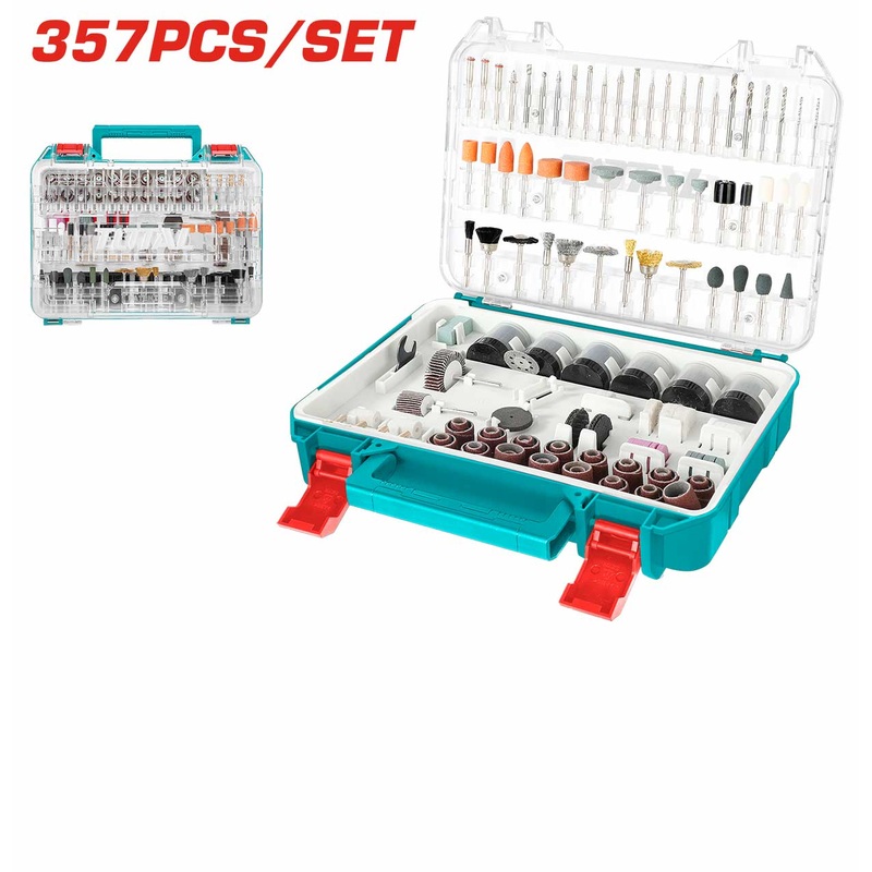 TOTAL TOOLS 357pcs Accessories  of Mini Drill - TACSD13571
