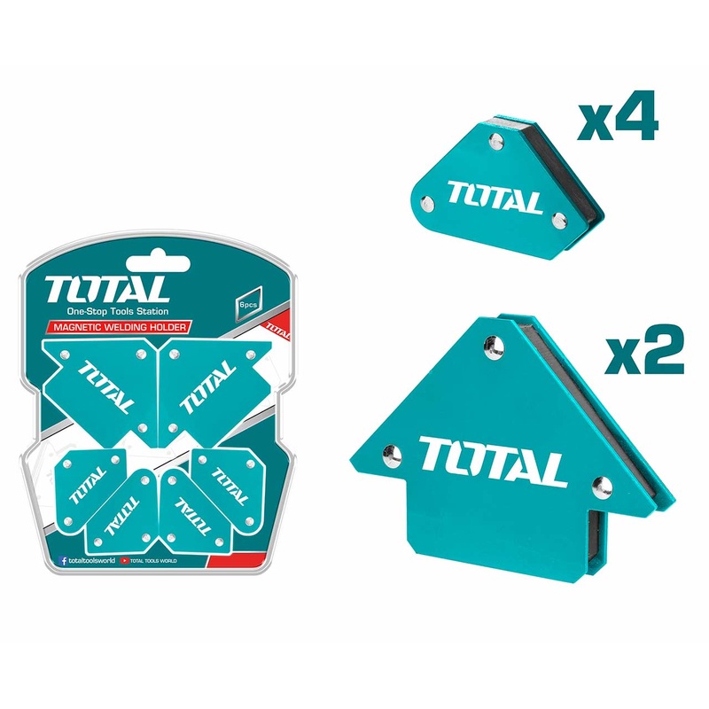 TOTAL TOOLS 6PCS Magnetic welding holder set - TAMWH6002