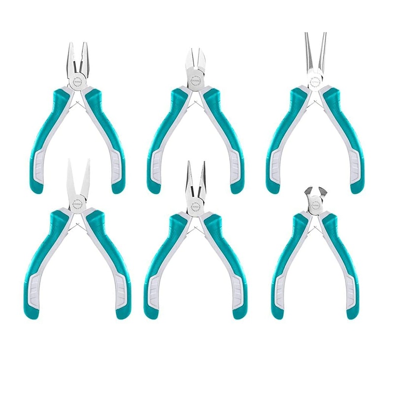 TOTAL TOOLS 6pcs mini pliers set 115mm(4.5") - THT1K0511