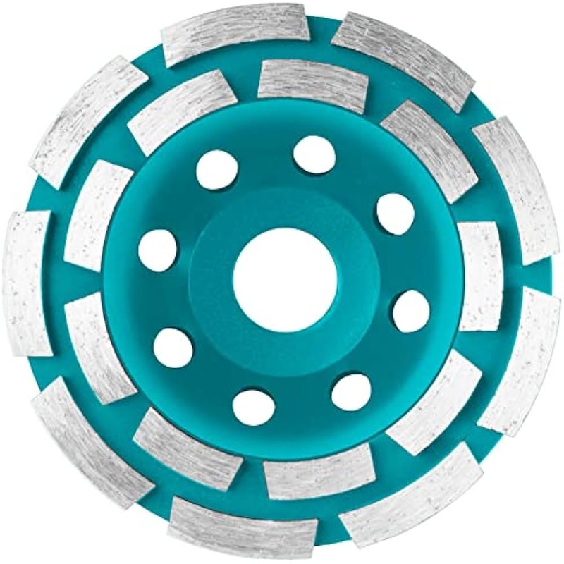 TOTAL TOOLS Diamond  Double Row Cup Grinding Wheel 5 inch 125mm - TAC2421251