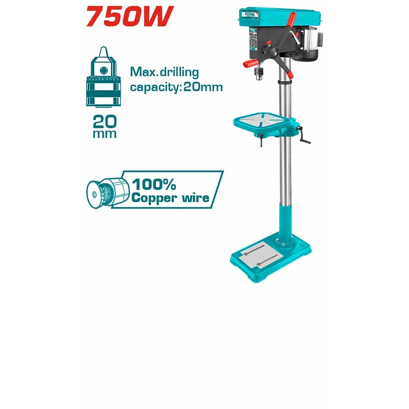 TOTAL TOOLS Drill press 750 Watt  -TDP207505