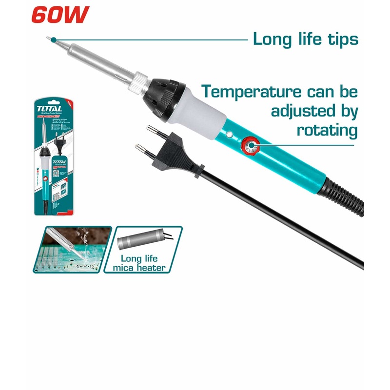 TOTAL TOOLS Electric soldering iron 60w - TET160831