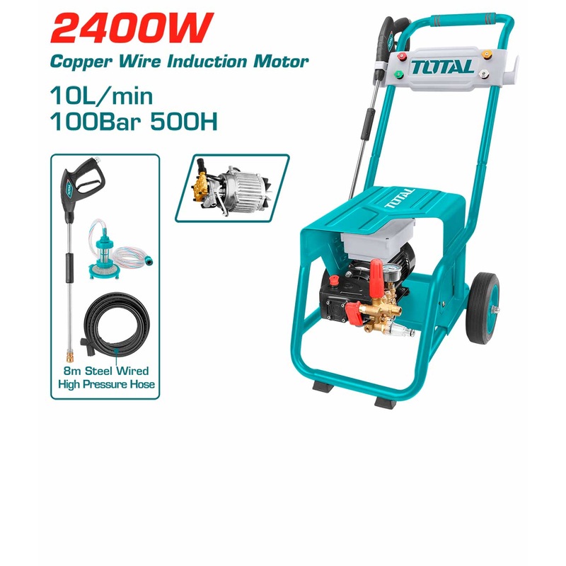 TOTAL TOOLS High pressure washer 2400W 100Bar - TGT11176