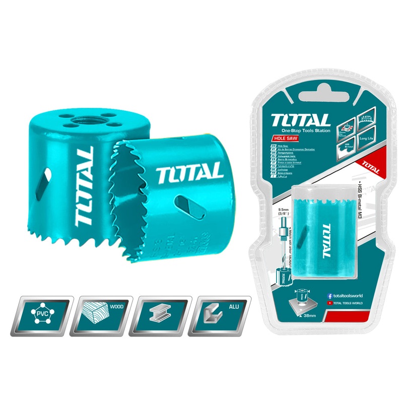 TOTAL TOOLS HSS Bi-metal Hole saw 19mm - TAC410191