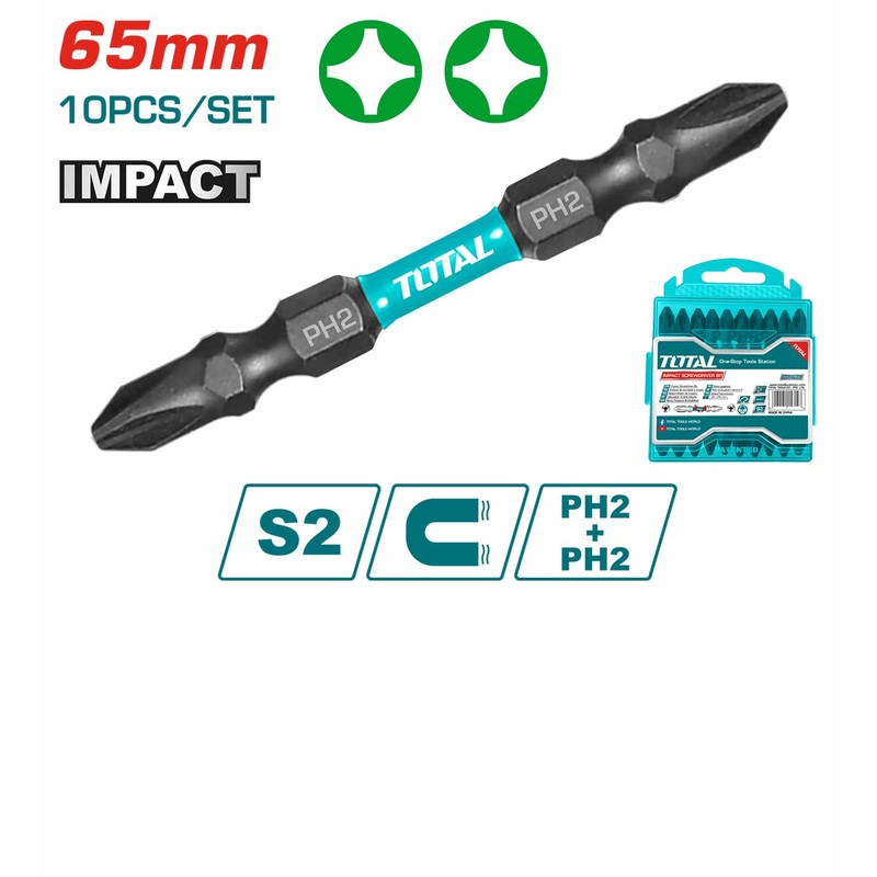 TOTAL TOOLS Impact screwdriver bit PH2  -TACIM16PH233
