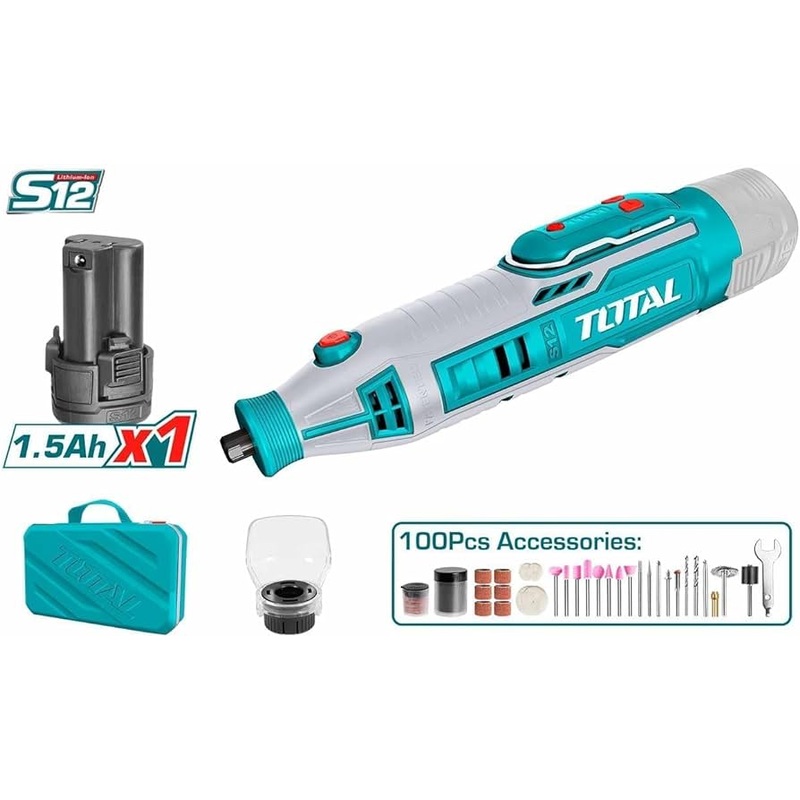 TOTAL TOOLS Lithium-ion grinder 12V - TMGLI12011