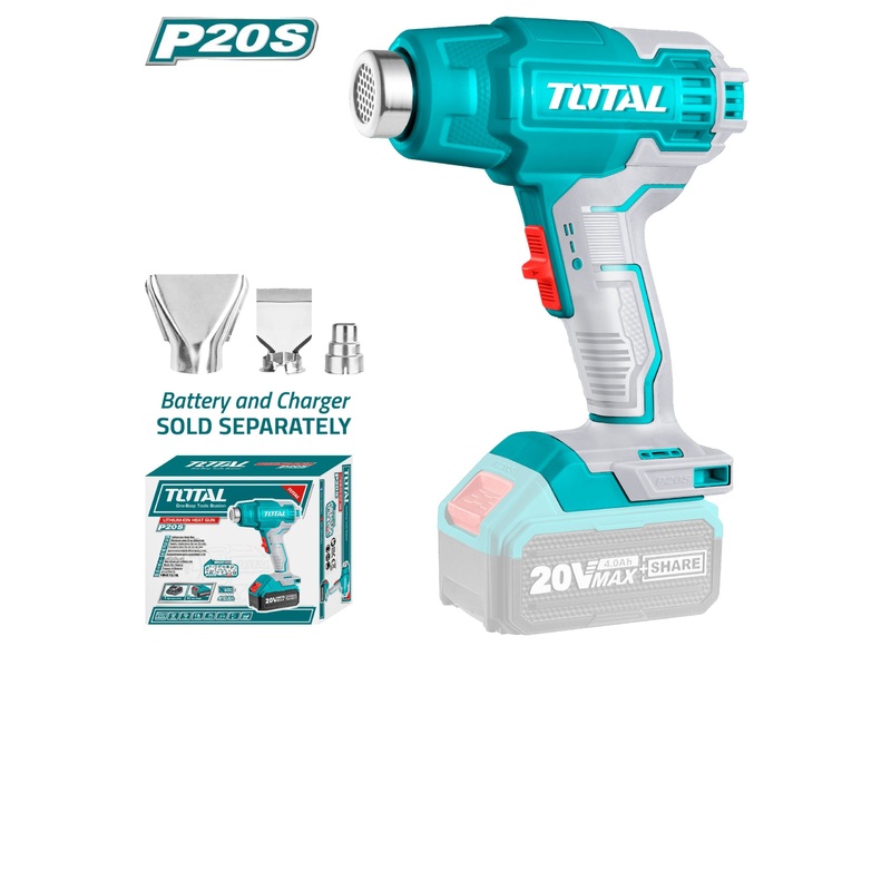 TOTAL TOOLS Lithium-Ion heat gun Without battery and charger -TBLI2002
