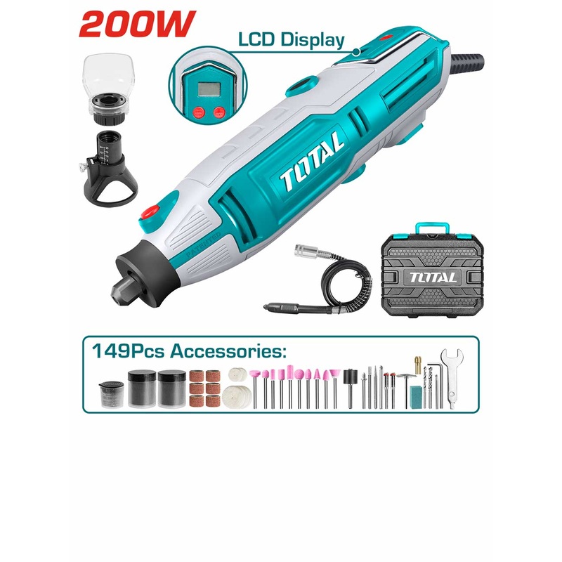 TOTAL TOOLS Mini grinder 200w 149pcs- TG2006