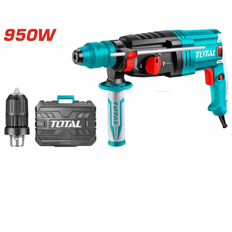 TOTAL TOOLS Rotary hammer 950W / Impact Energy 2.5J (SDS Plus) With 1pcs Chuck- TH309288-2