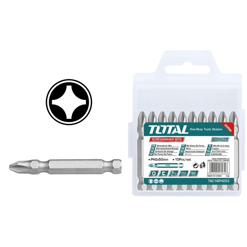 TOTAL TOOLS Screwdriver bit one -side - TAC16PH223