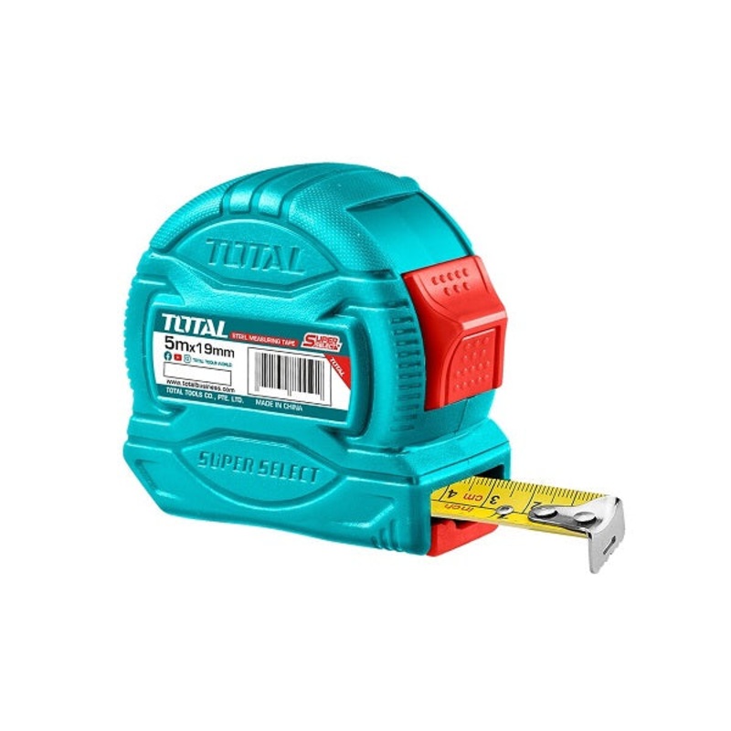 TOTAL TOOLS Steel measuring tape 5m - TMT34519M