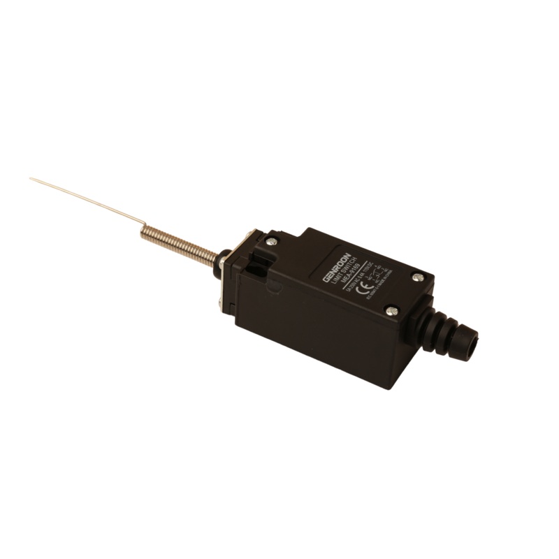 Limit switch with extended spring rod actuator - MEA-9169