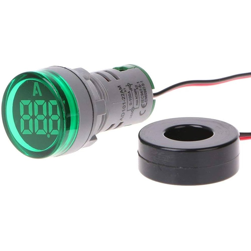 Pilot Led Lamp Ampere Meter-AD22-22AM