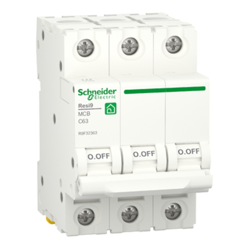 Schneider Miniature circuit breaker Three-Pole-Model R9F3