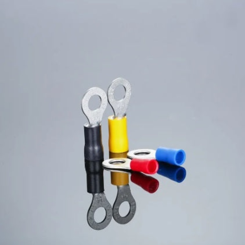 Terminal Insulation Tinned Copper Ring Connector 100 pcs.  model RVS