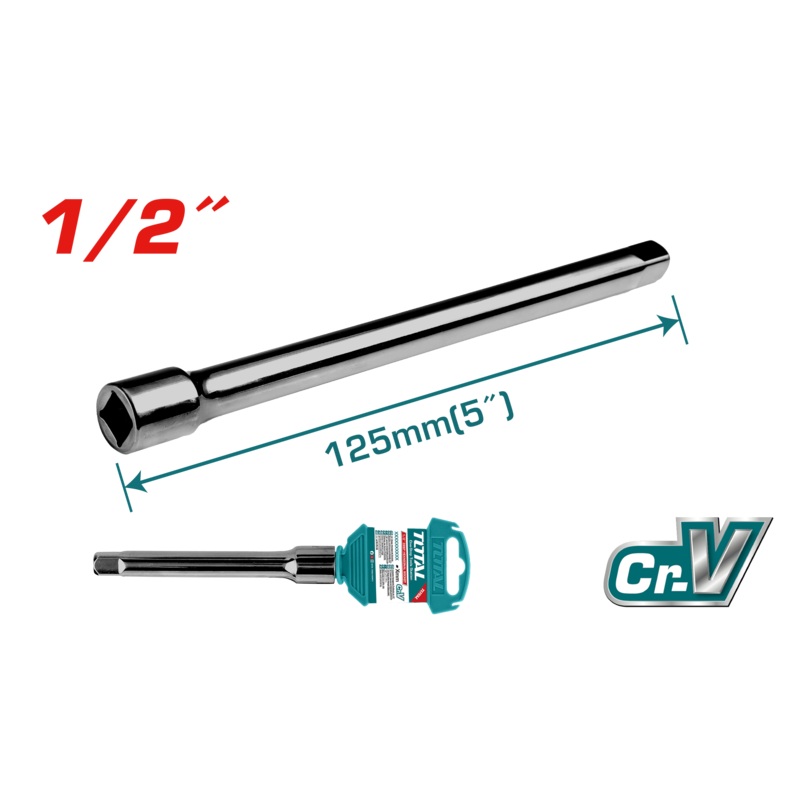 Total tools 1/2" Extension bar 125 mm - THEB12051
