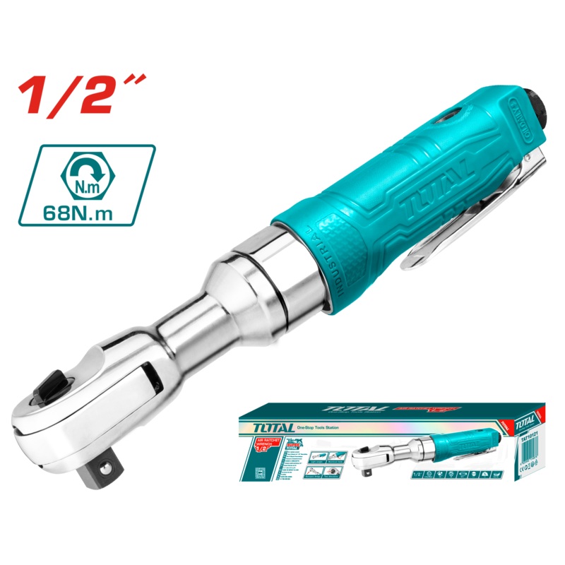Total tools Air ratchet wrench 1/2 inch , 68 N.M - TAT10121