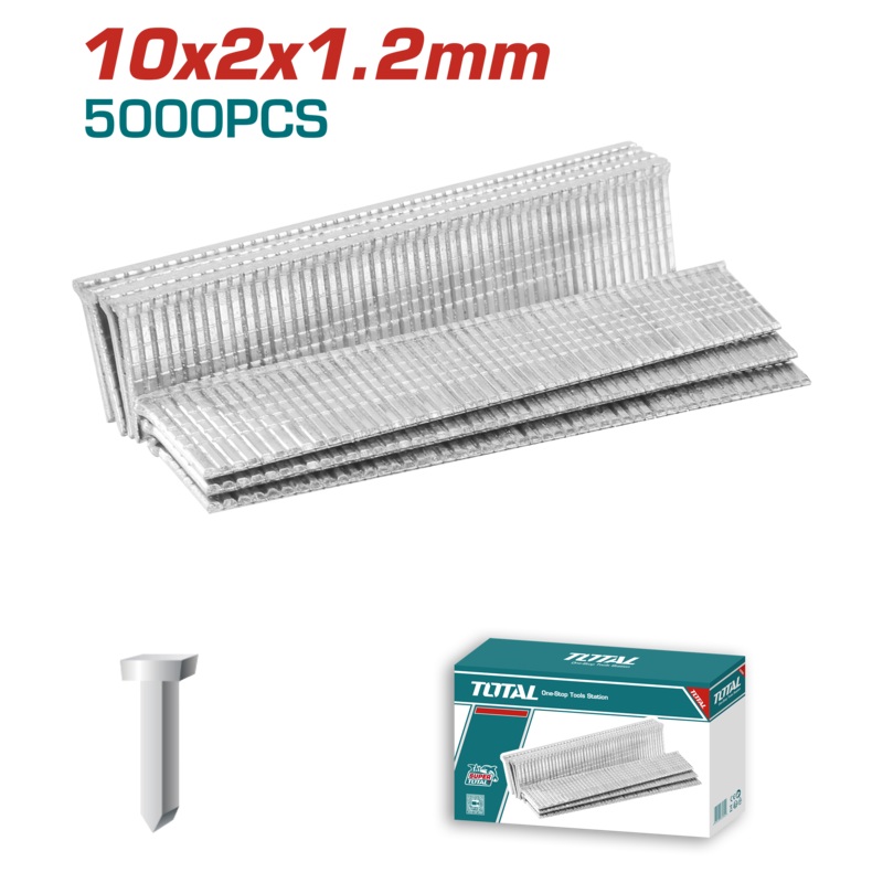 Total tools Brad nails 10 mm (1 cm ) , 5000 pcs. - THT39105