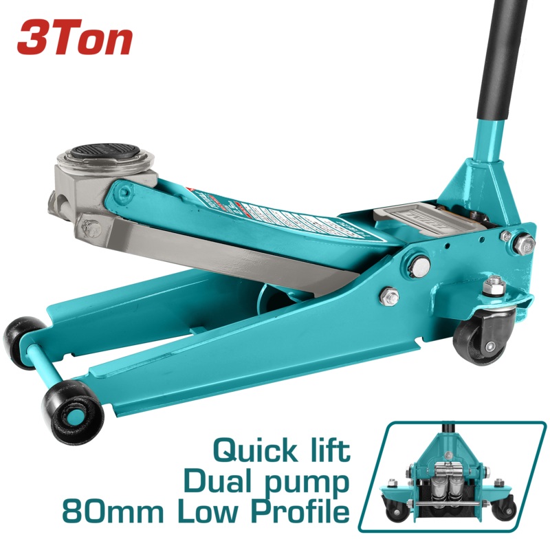 Total tools Hydraulic floor jack 3 Ton. 515 mm - THT10834