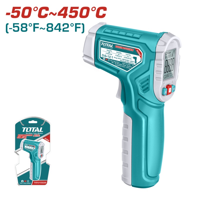 Total tools Infrared thermometer 50C~450 - THIT0155028