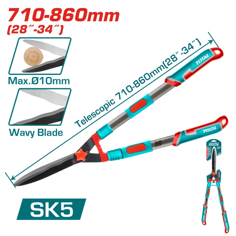 Total tools Telescopic hedge shear 34 inch 860 mm -  THTS1516306